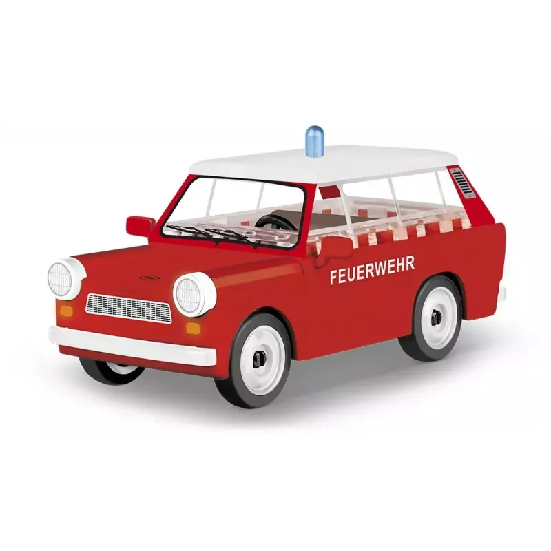 Construction toy Cobi Trabant 601 Universal Fire Brigade set model 24555, brick building kit