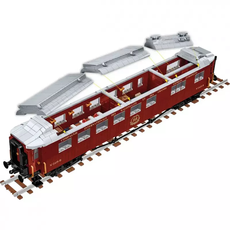 Construction toy Cobi Compiègne Waggon 11 November 1918 COBI-6291 building set