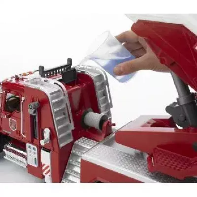 Fire Engine BRUDER MACK Granite with Water Pump