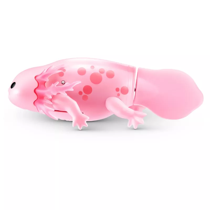 Soft toy Zuru Pets Alive Swimming Axolotls plush toy, toy cat size, model 9556UQ1