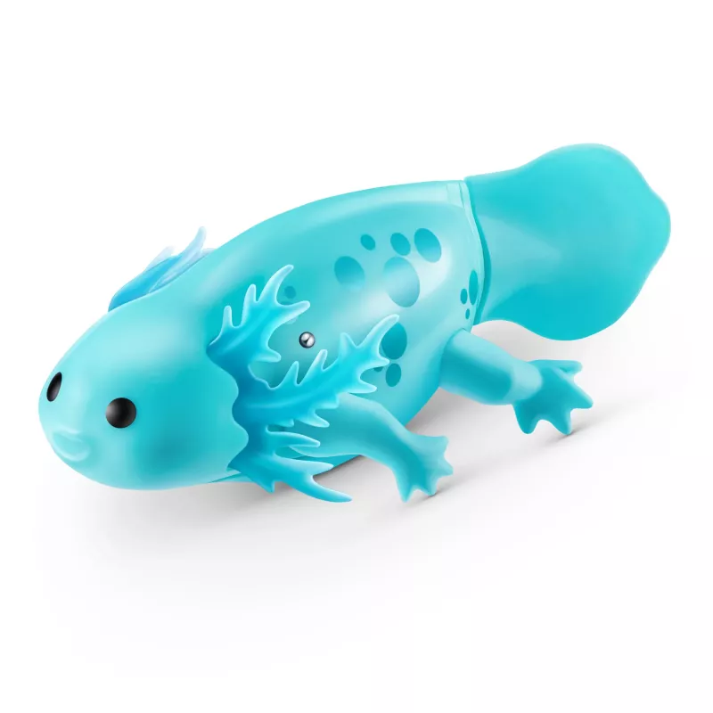Soft toy Zuru Pets Alive Swimming Axolotls plush toy, toy cat size, model 9556UQ1