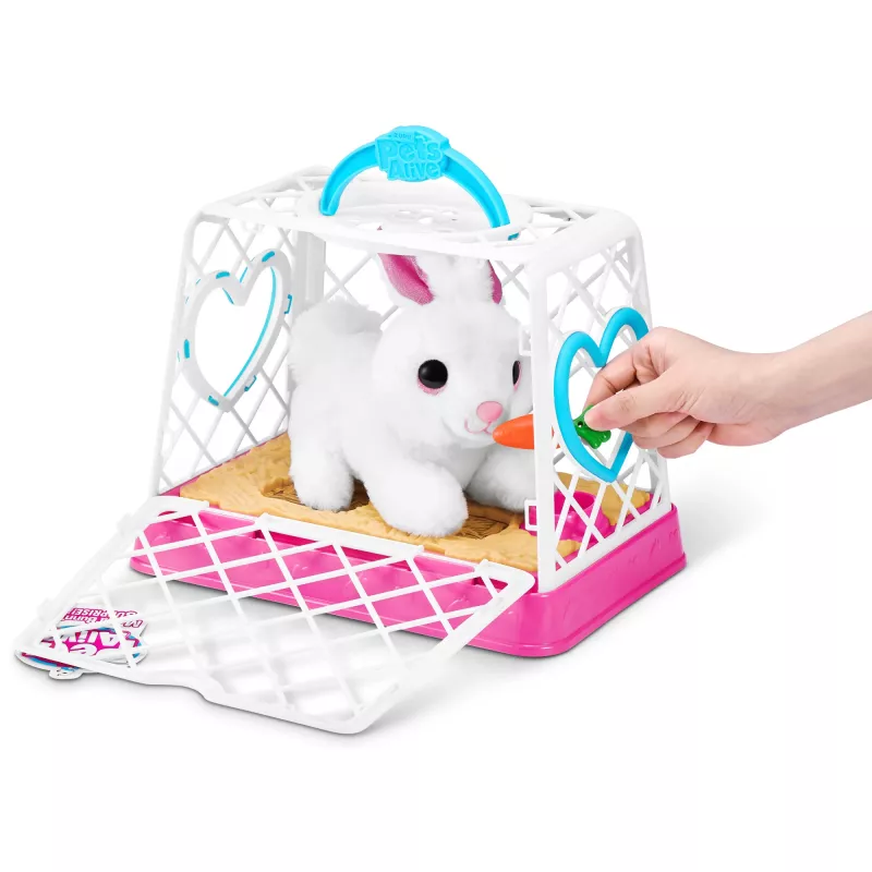 Plush toy Zuru Mama Bunny & Baby Surprise, interactive plush pair, assorted
