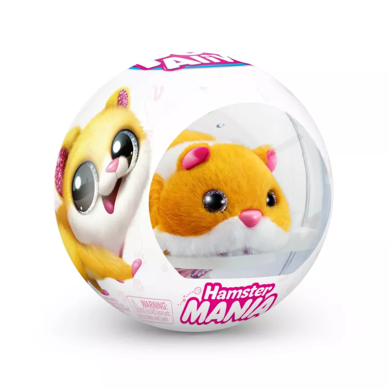 Toy hamster Zuru Pets Alive Hamster Mania — battery-powered interactive hamster, for ages 3+, AAA