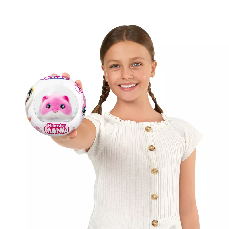 Toy hamster Zuru Pets Alive Hamster Mania — battery-powered interactive hamster, for ages 3+, AAA