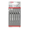 Bosch 2 608 630 031 jigsaw/scroll saw/reciprocating saw blade Jigsaw blade High carbon steel (HCS) 5 pc(s)