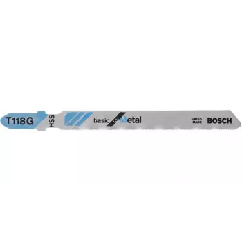 Jigsaw Blades Bosch T 118 G Basic for Metal 2608631674