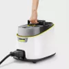 Kärcher SC 4 Deluxe Iron Steam Cleaner, 2250 W, White/Black, with EasyFix Floor Kit and Steam Iron