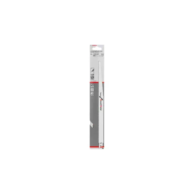 Sabre Saw Blade Bosch S 1411 DF Heavy Bimetal for Wood and Metal