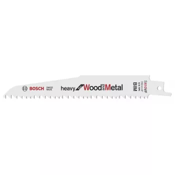 Sabre Saw Blade Bosch S 610 VF Heavy for Wood and Metal 15 cm 5 TPI