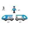 Play vehicle track accessory BRIO 33506 — 3 pieces, multicolour, AAA battery
