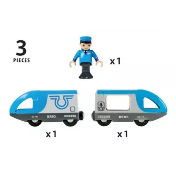 Play vehicle track accessory BRIO 33506 — 3 pieces, multicolour, AAA battery