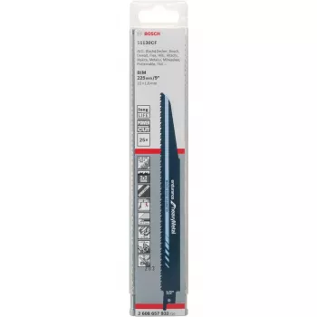 Saber saw blades Bosch S 1130 CF Endurance for metal 225 mm, 25 pcs