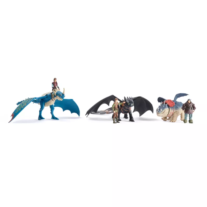 Action Figures Set Spinmaster – DreamWorks Dragons: Gronckle & Fishlegs, Multicolour, Ages 4+