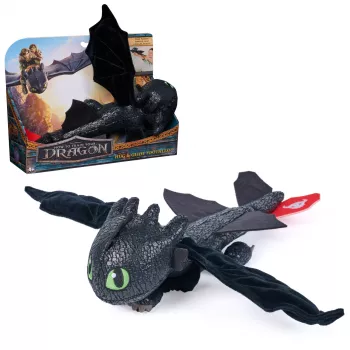 Spin Master How to Train Your Dragon - Toothless Plush Dragon