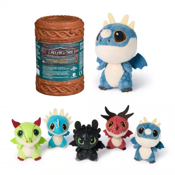 Plush collectible dragon toy Spin Master How to Train Your Dragon — Totem design, soft figure, assorted variants