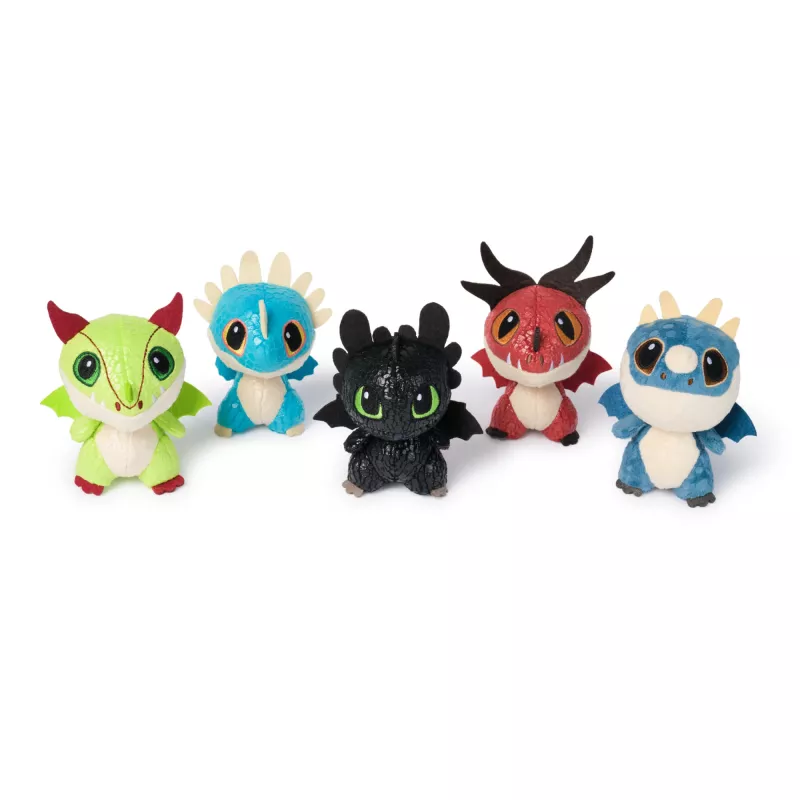 Plush collectible dragon toy Spin Master How to Train Your Dragon — Totem design, soft figure, assorted variants
