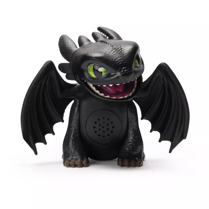 Interactive mini Toothless figure Spinmaster — How to Train Your Dragon, sound effects, model 6074239