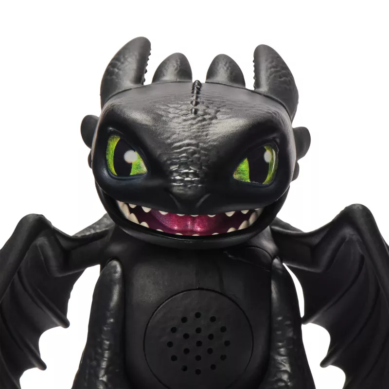 Interactive mini Toothless figure Spinmaster — How to Train Your Dragon, sound effects, model 6074239