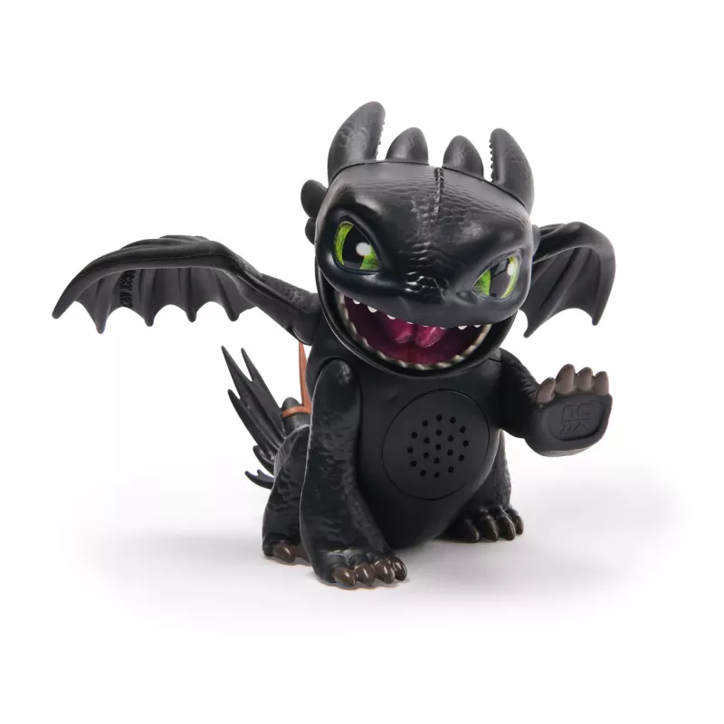 Interactive mini Toothless figure Spinmaster — How to Train Your Dragon, sound effects, model 6074239