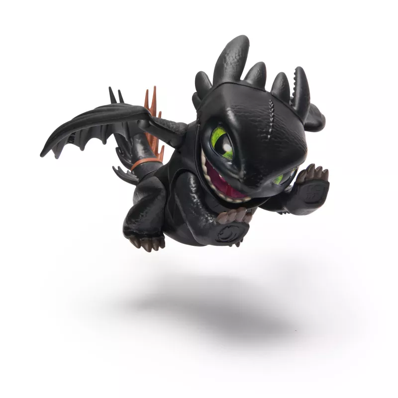 Interactive mini Toothless figure Spinmaster — How to Train Your Dragon, sound effects, model 6074239