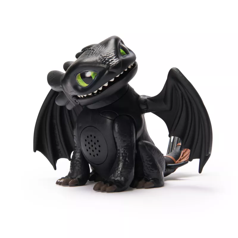 Interactive mini Toothless figure Spinmaster — How to Train Your Dragon, sound effects, model 6074239