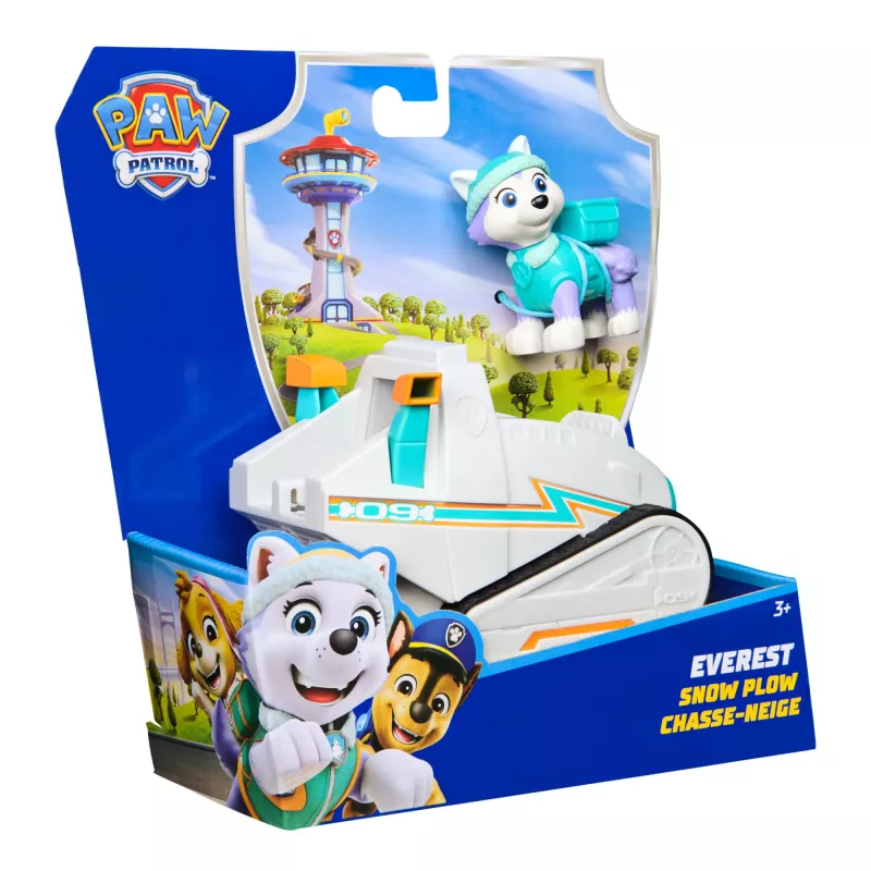 Vehicle Spinmaster PAW Patrol Everest’s Snow Plow — plastic, for ages 3+, turquoise/white