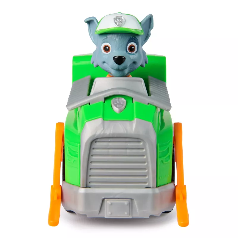 PAW Patrol , Rocky’s Recycle Truck, Toy Vehicle with Collectible Action Figure, Sustainably Minded Kids Toys for Boys & Girls Ages 3 and Up