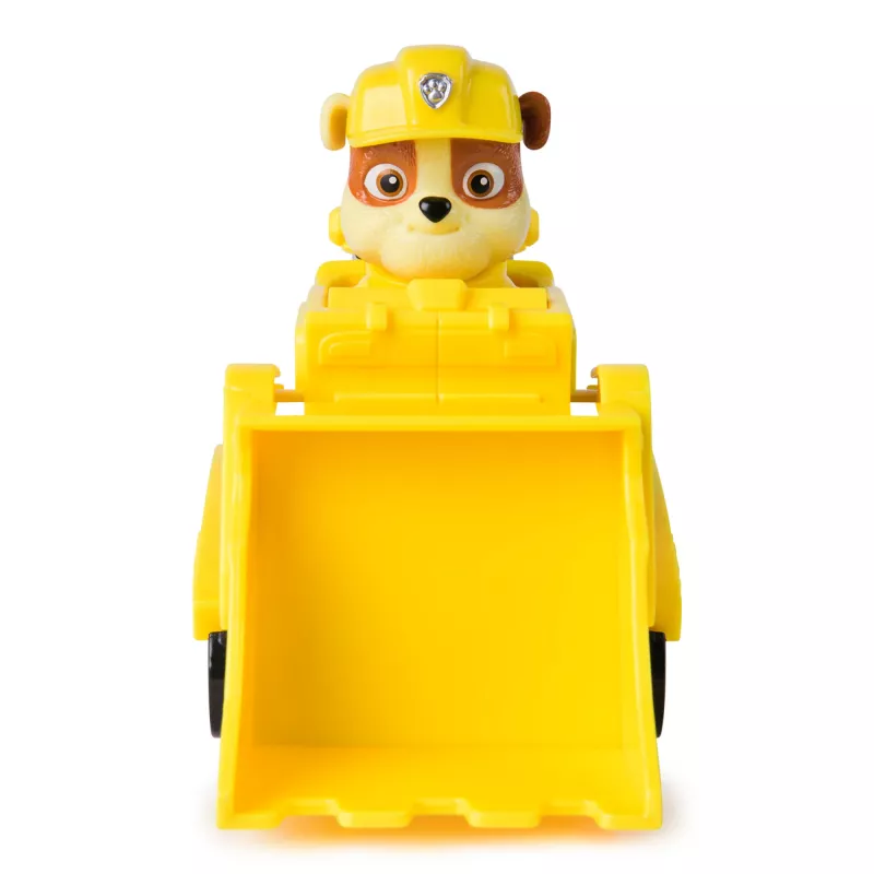 PAW Patrol , Rubble’s Bulldozer Toy Truck with Collectible Action Figure, Sustainably Minded Kids Toys for Boys & Girls Ages 3 and Up