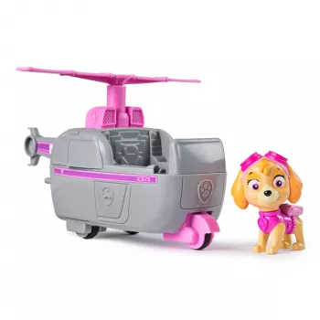 PAW Patrol , Skye’s Helicopter, Toy Vehicle with Collectible Action Figure, Sustainably Minded Kids Toys for Boys & Girls Ages 3 and Up