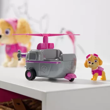 PAW Patrol , Skye’s Helicopter, Toy Vehicle with Collectible Action Figure, Sustainably Minded Kids Toys for Boys & Girls Ages 3 and Up