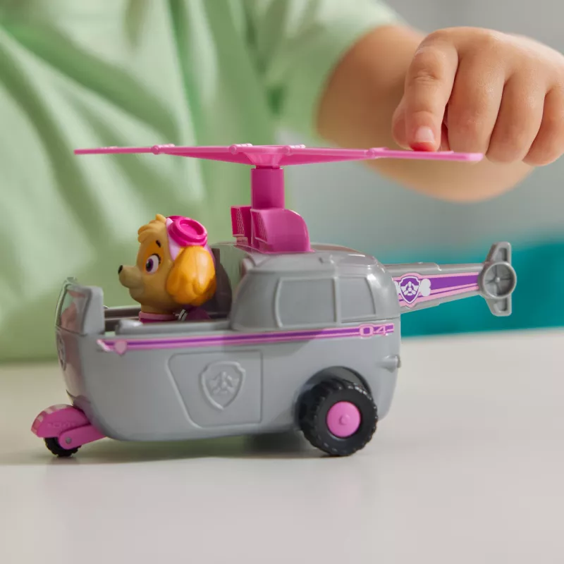 PAW Patrol , Skye’s Helicopter, Toy Vehicle with Collectible Action Figure, Sustainably Minded Kids Toys for Boys & Girls Ages 3 and Up