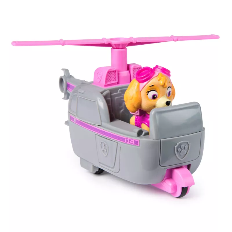 PAW Patrol , Skye’s Helicopter, Toy Vehicle with Collectible Action Figure, Sustainably Minded Kids Toys for Boys & Girls Ages 3 and Up