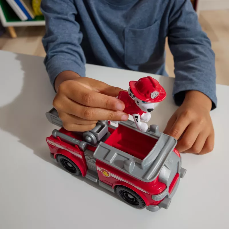 PAW Patrol , Marshall’s Firetruck, Toy Vehicle with Collectible Action Figure, Sustainably Minded Kids Toys for Boys & Girls Ages 3 and Up