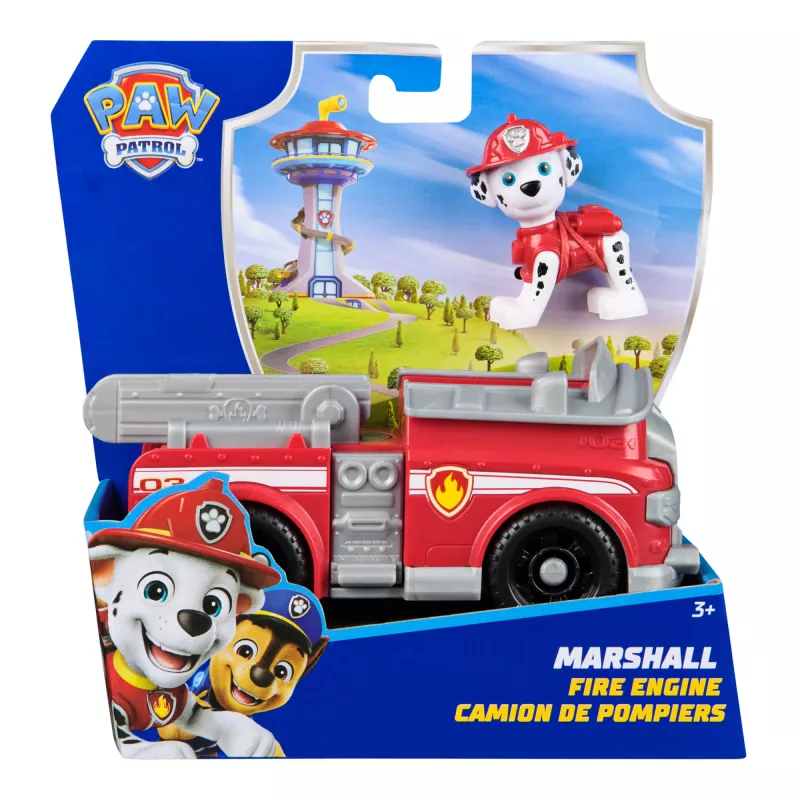 PAW Patrol , Marshall’s Firetruck, Toy Vehicle with Collectible Action Figure, Sustainably Minded Kids Toys for Boys & Girls Ages 3 and Up