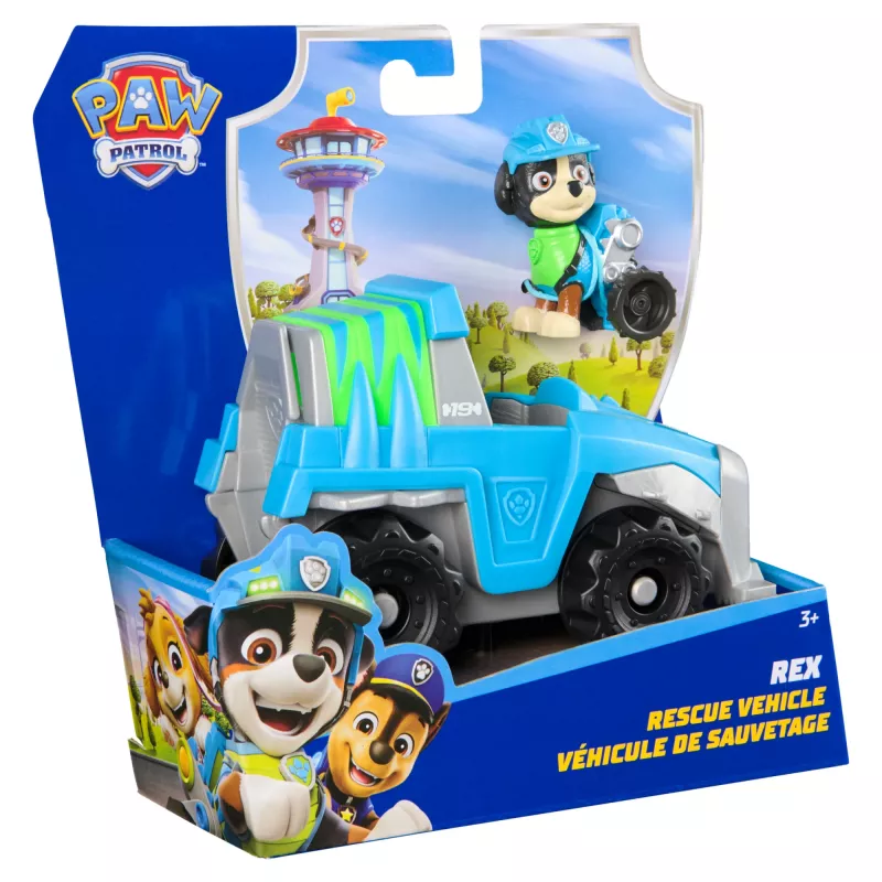 Vehicle Spin Master PAW Patrol Rex’s Dinosaur Rescue Vehicle — plastic, for ages 3+