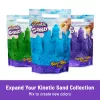 Children's Kinetic Sand Kit Spinmaster Mold n’ Flow 1.5 lb Red & Teal with 3 Tools (Ages 3+)
