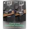 Monitor Mount ICY BOX IB-MS525-T 30 inch Grey Silver Clamp Grommet