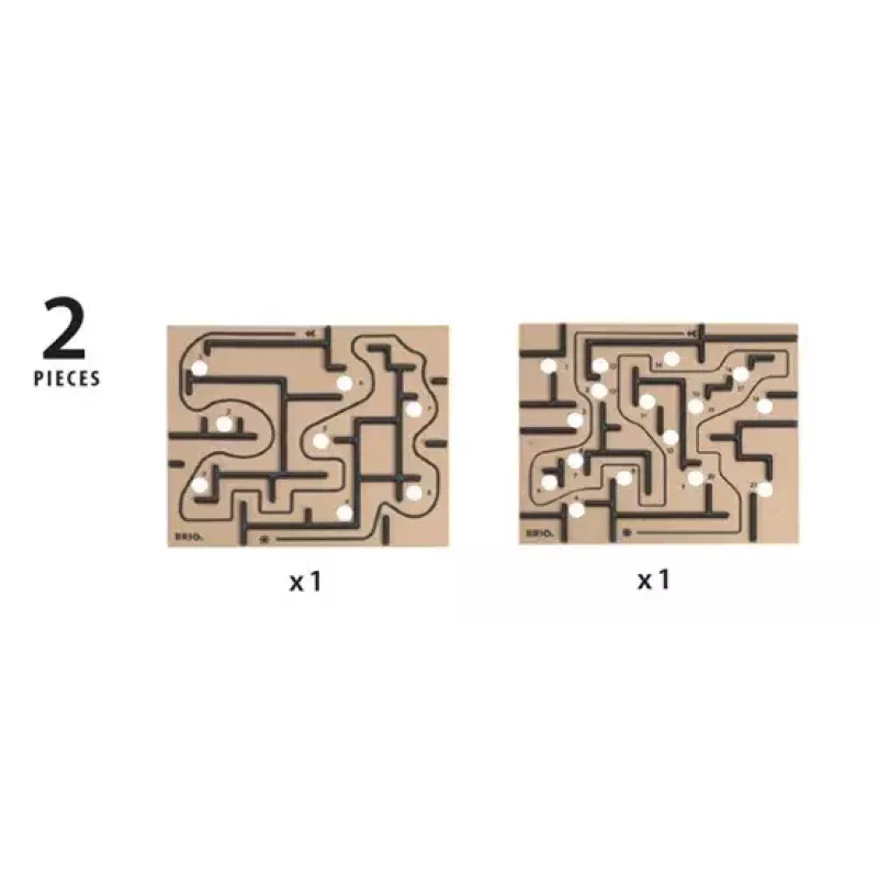 Wooden Labyrinth Board game Ravensburger BRIO Labyrinth Boards, black, 273×228×9 mm, age 6+