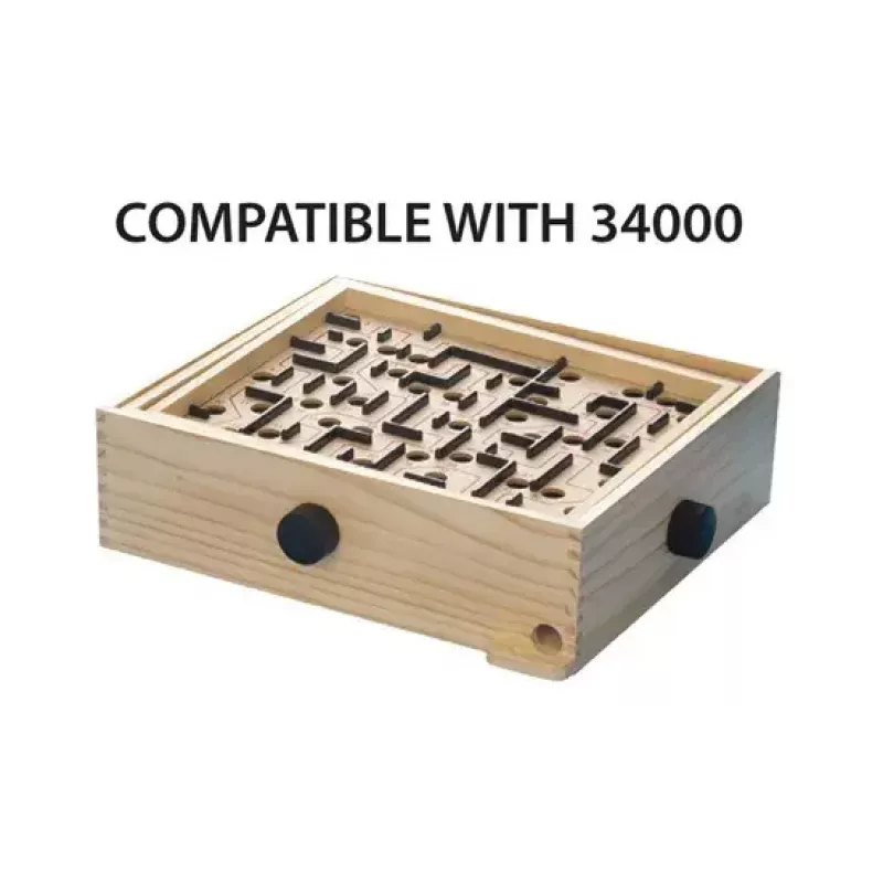 Wooden Labyrinth Board game Ravensburger BRIO Labyrinth Boards, black, 273×228×9 mm, age 6+