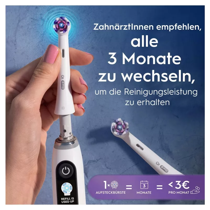 Oral-B 373210 toothbrush head 2 pc(s) White