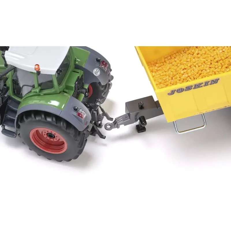 Toy tractor Siku Fendt 939 with Joskin trailer, die-cast 1:32 scale