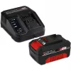 Cordless Lawn Mower and Grass Trimmer Set EINHELL GE-CM 18/30 + GE-CT 18, red/black, Li-ion 4.0Ah