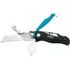 Locking Blade Knife HAZET 2157-1 Black Blue