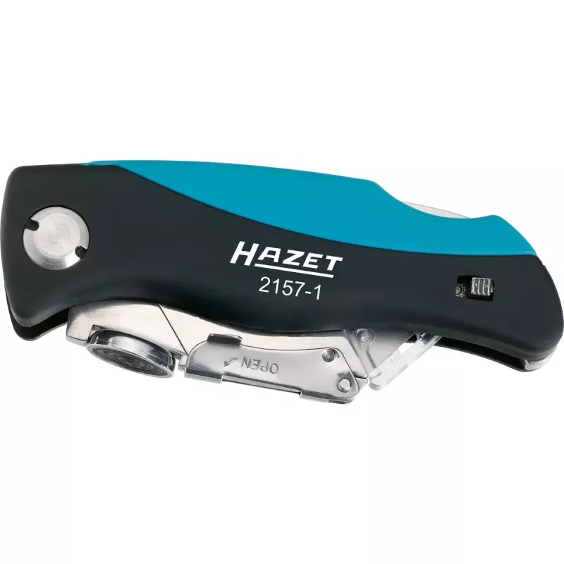 Locking Blade Knife HAZET 2157-1 Black Blue