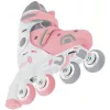 Children's learning skates GLOBBER 2 in 1 size 30–33 pink – adjustable beginner inline/quad set