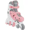 Children's learning skates GLOBBER 2 in 1 size 30–33 pink – adjustable beginner inline/quad set