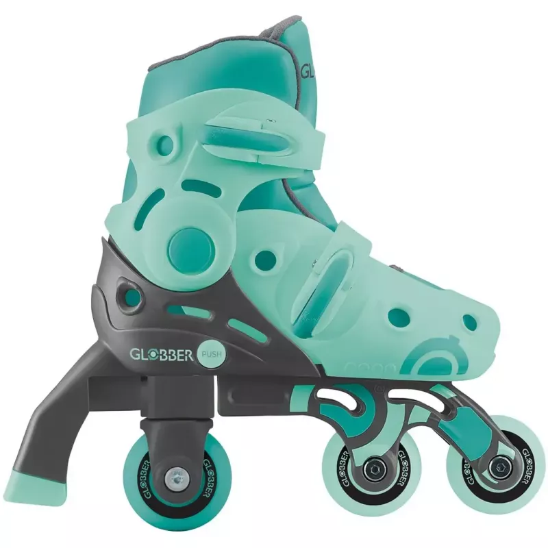 Skates GLOBBER Learning Skates 2 in 1 size 26–29 mint — adjustable children's learning skates