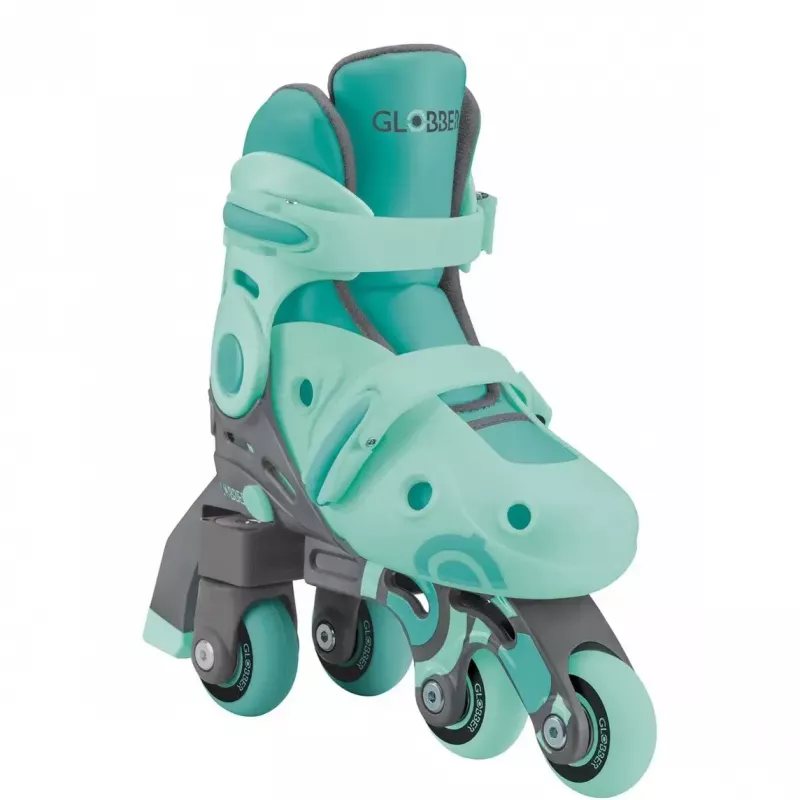Skates GLOBBER Learning Skates 2 in 1 size 26–29 mint — adjustable children's learning skates