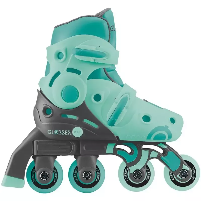 Skates GLOBBER Learning Skates 2 in 1 size 26–29 mint — adjustable children's learning skates