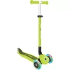 GLOBBER Go-Up Active Lights 3-in-1 Convertible Kick Scooter, Adjustable Height, LED Wheels, Lime